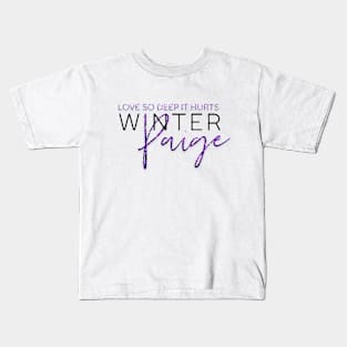 Winter Paige logo Kids T-Shirt